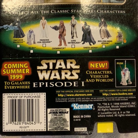 New in box Star Wars 1998 the power of the force R2 D2 figure - Picture 5 of 6